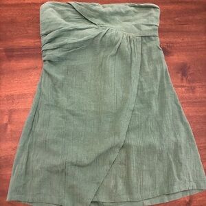 Free People Boogie Down Mini Dress Small Greed Strapless